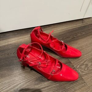 Red Heeled Mary Jane’s